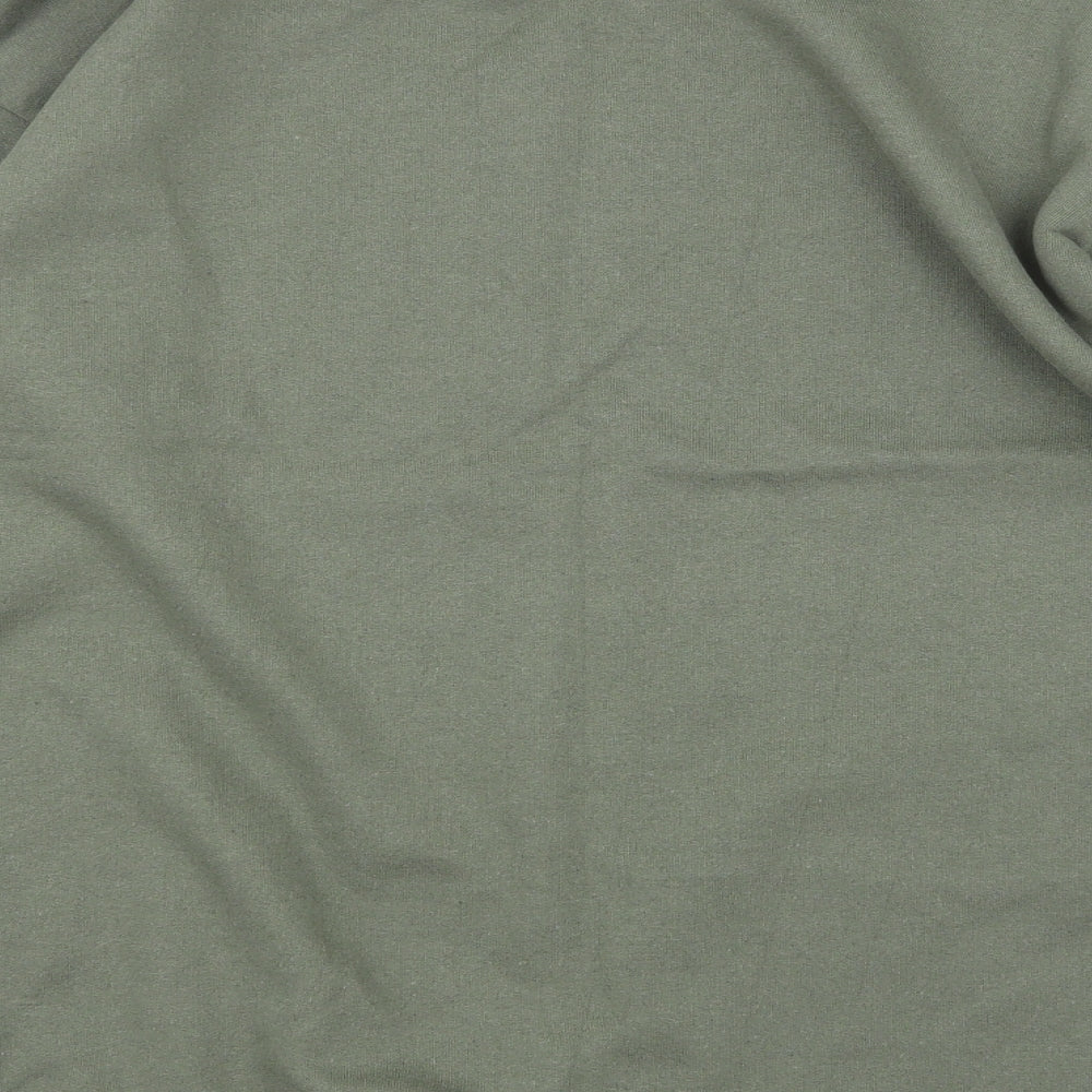 Boohoo Womens Green   Pullover Sweatshirt Size S