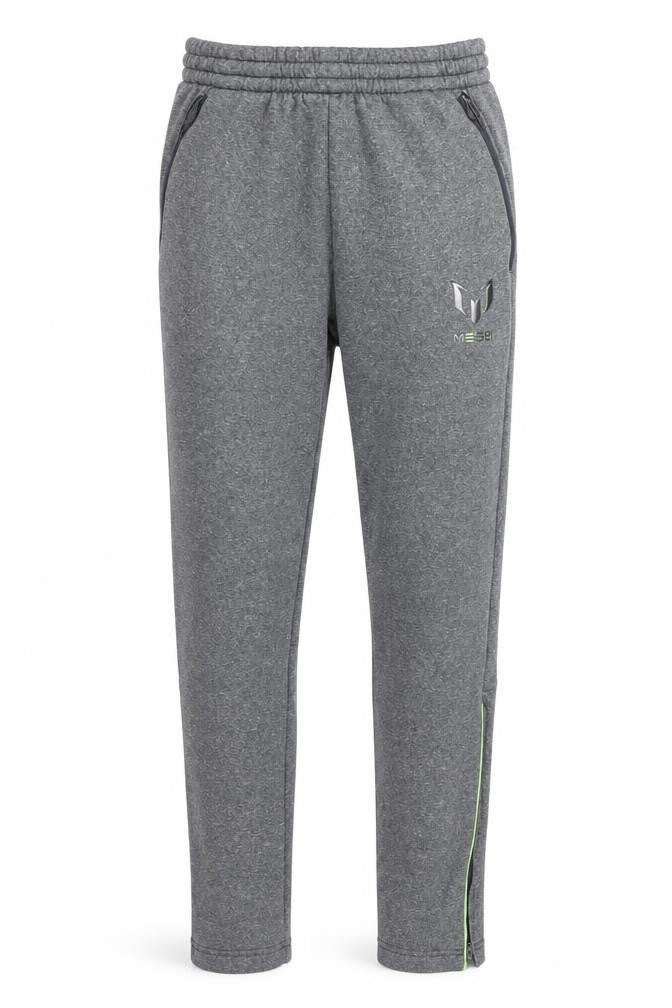 Front view of Preworn boys’ grey jogger trousers