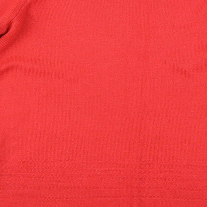 Marks and Spencer Womens Red  Knit Pullover Jumper Size 14