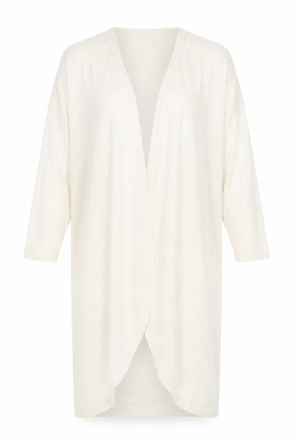 Front view of Be you women’s ivory cardigan jumper, size M