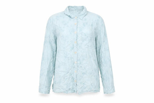 Front view of BHS women’s green basic button-up, size UK 12