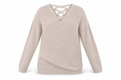 Front view of Peacocks women’s pink jumper, size L