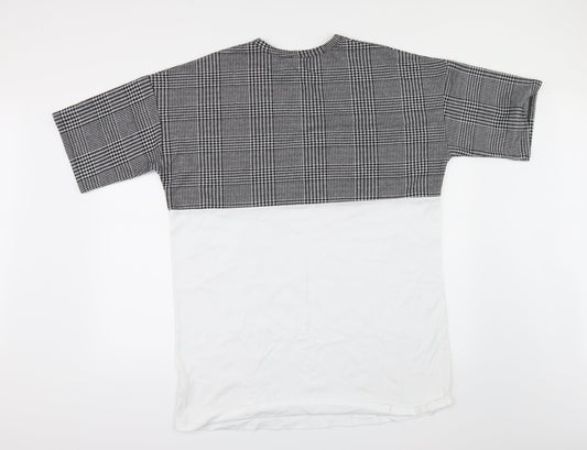 Womens UK Size 8 ASOS Multicoloured Basic T-Shirt