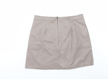 George Womens Beige   Mini Skirt Size 12