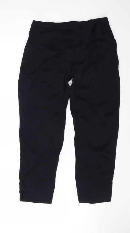 Mango Womens Blue   Trousers  Size 12 L25 in