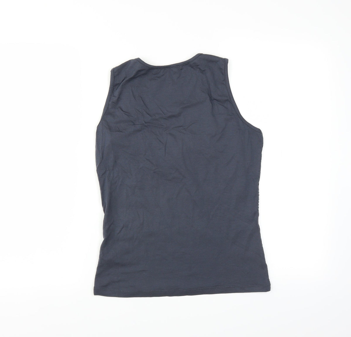 Back view of Myrine & Me women’s grey basic tank, size M