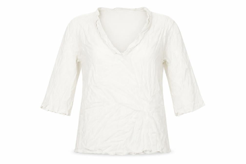 Womens UK Size 12 H&M Ivory Basic Blouse