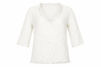 Womens UK Size 12 H&M Ivory Basic Blouse