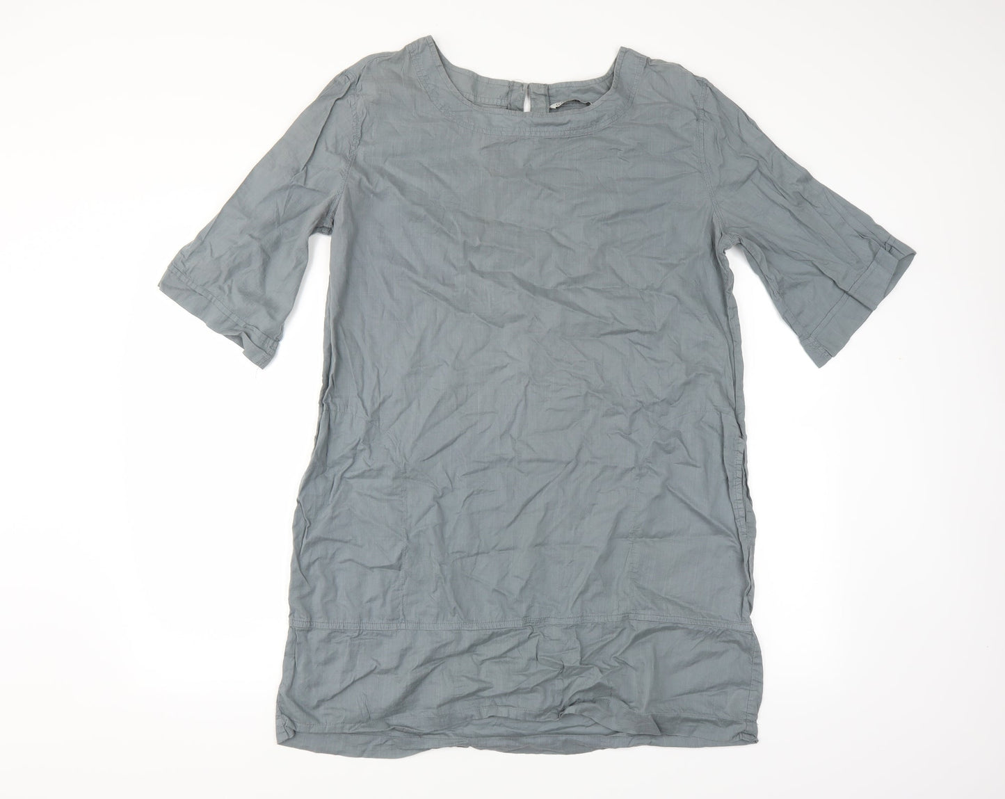 earth addict Womens Grey   Shirt Dress  Size 8