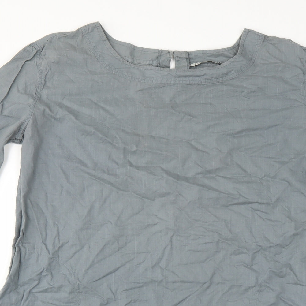 earth addict Womens Grey   Shirt Dress  Size 8
