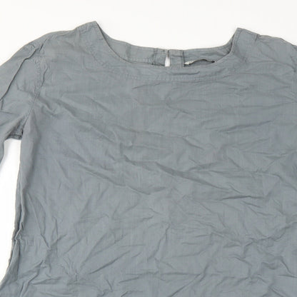 earth addict Womens Grey   Shirt Dress  Size 8