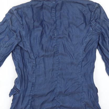 Zara Womens Blue  Denim Jacket  Size XS