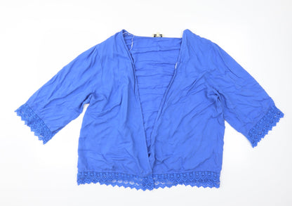 Matalan Womens Blue   Cardigan Jumper Size L