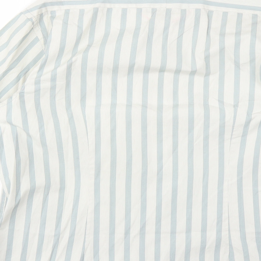 Mens UK Size M Jeff & Co Green  Button-Up Long Sleeve Casual Shirt