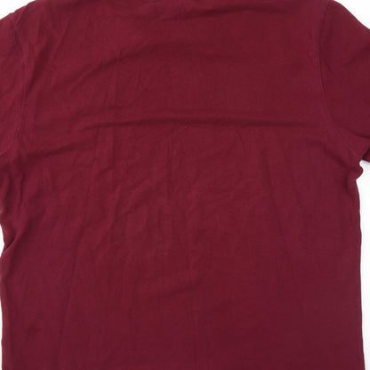 Reebok Mens Purple    T-Shirt Size S