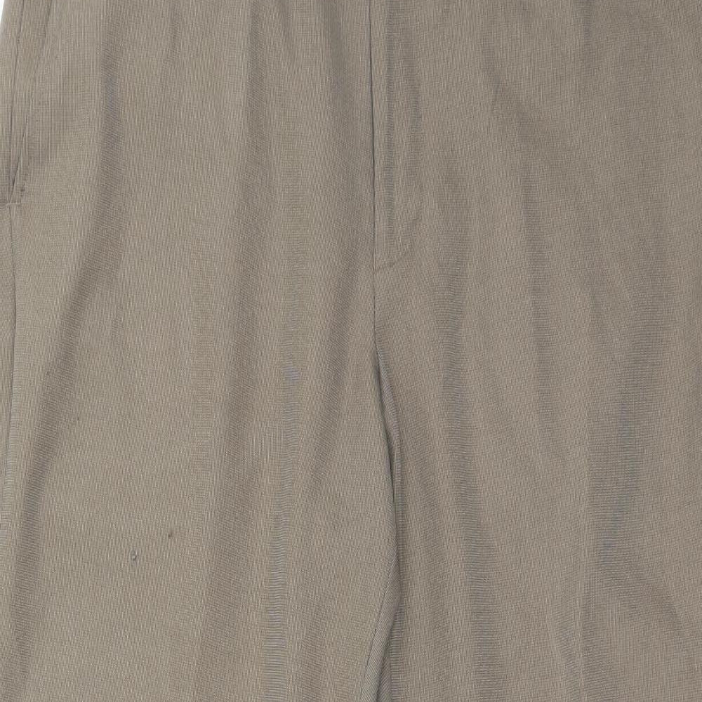 Marks and Spencer Mens Brown   Trousers  Size 34 in L28 in