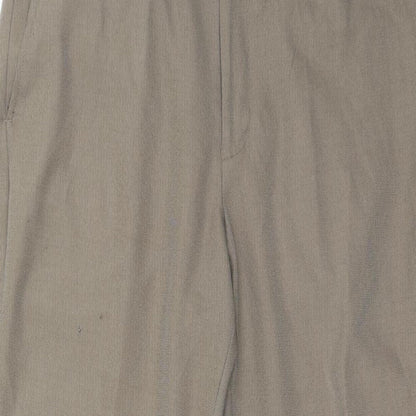 Marks and Spencer Mens Brown   Trousers  Size 34 in L28 in