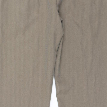 Marks and Spencer Mens Brown   Trousers  Size 34 in L28 in