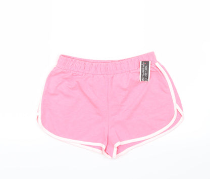 Select Womens Pink   Sweat Shorts Size 10