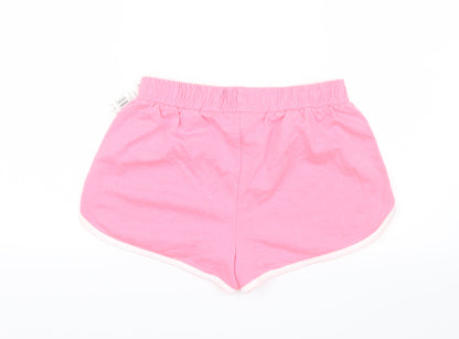 Select Womens Pink   Sweat Shorts Size 10
