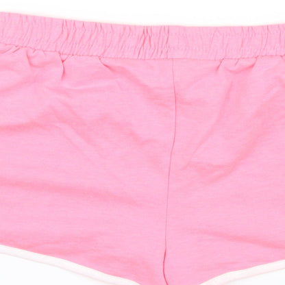 Select Womens Pink   Sweat Shorts Size 10