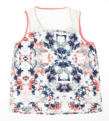 Womens UK Size 42 Only Blue Basic Tank