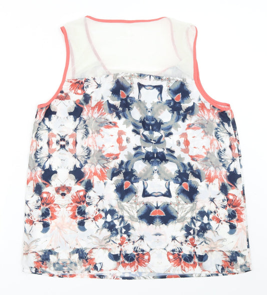 Womens UK Size 42 Only Blue Basic Tank