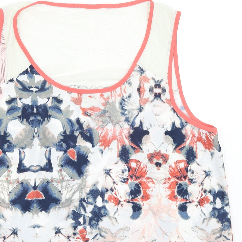 Womens UK Size 42 Only Blue Basic Tank