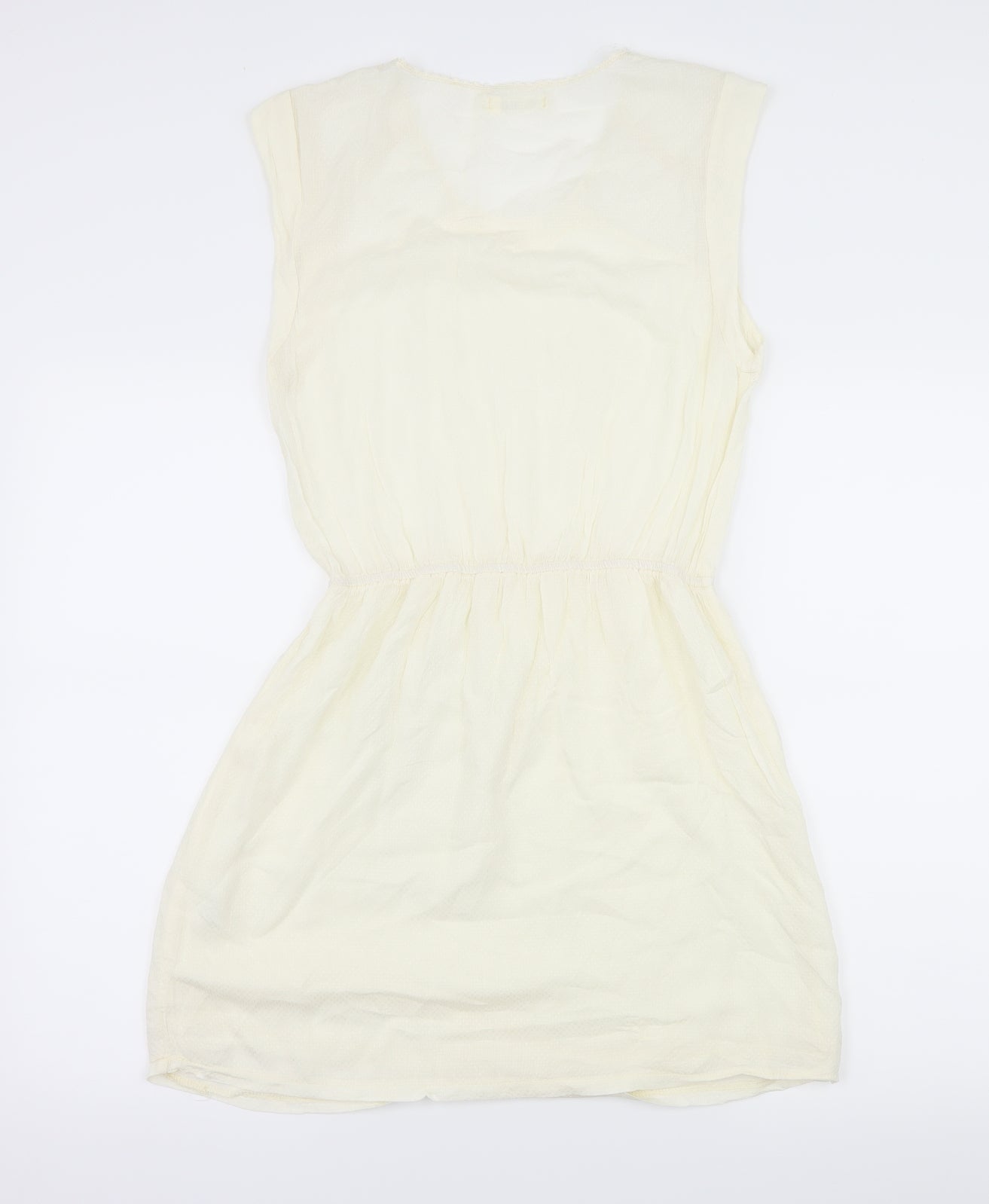 Kilibbi Womens Ivory   Skater Dress  Size M