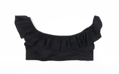 Womens UK Size M Monki Black Basic Tank
