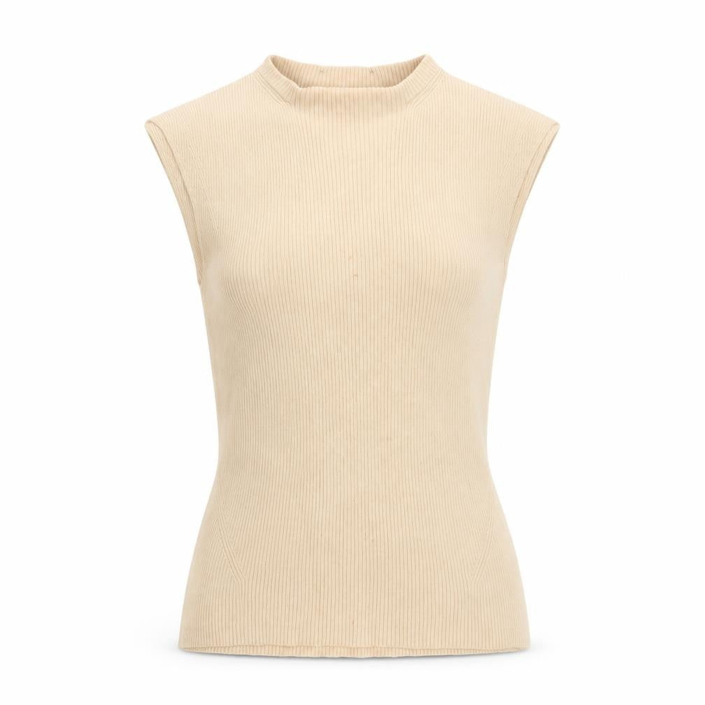 Front view of Precis Petite women’s ivory jersey jumper, size M