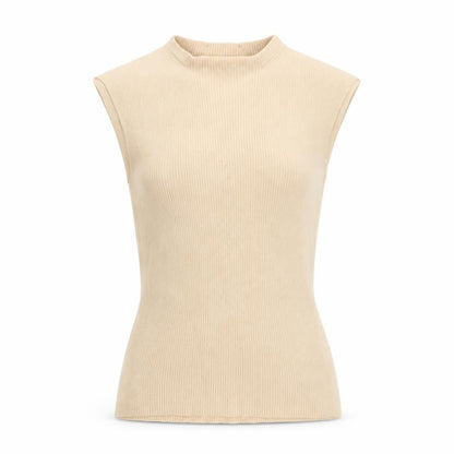 Front view of Precis Petite women’s ivory jersey jumper, size M