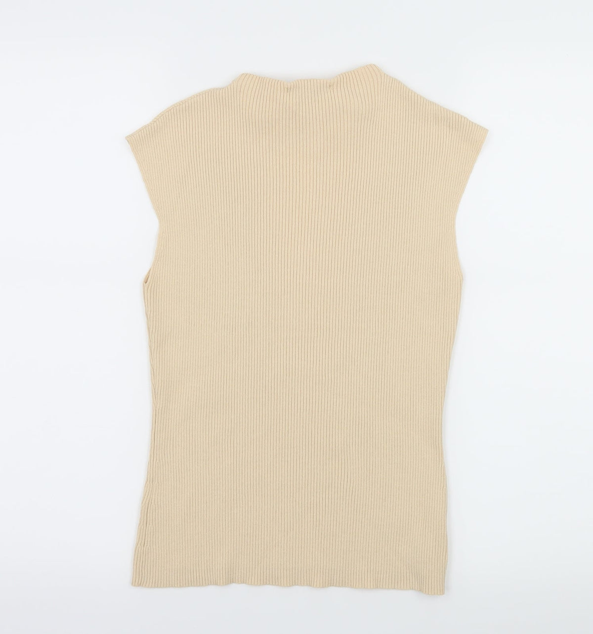 Back view of Precis Petite women’s ivory jersey jumper, size M