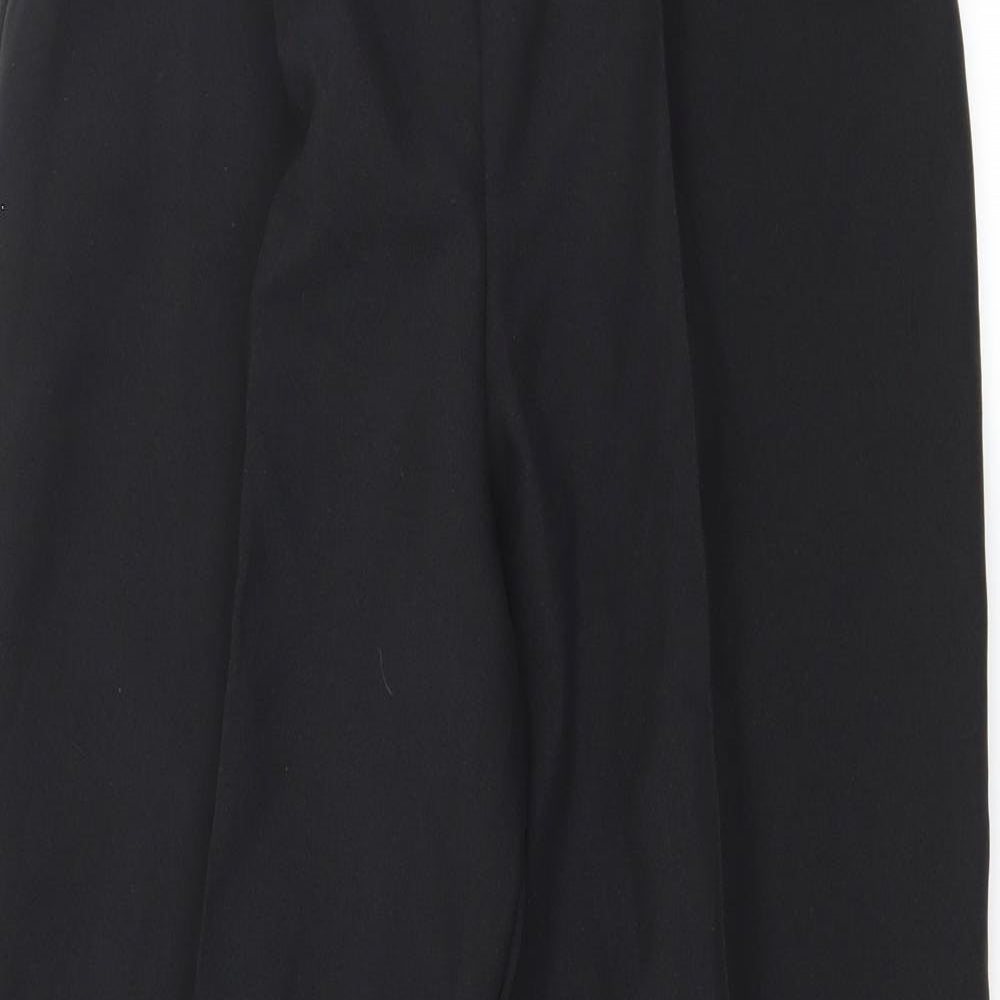 Womens UK Size 12 Preworn Regular Fit  Black Trousers