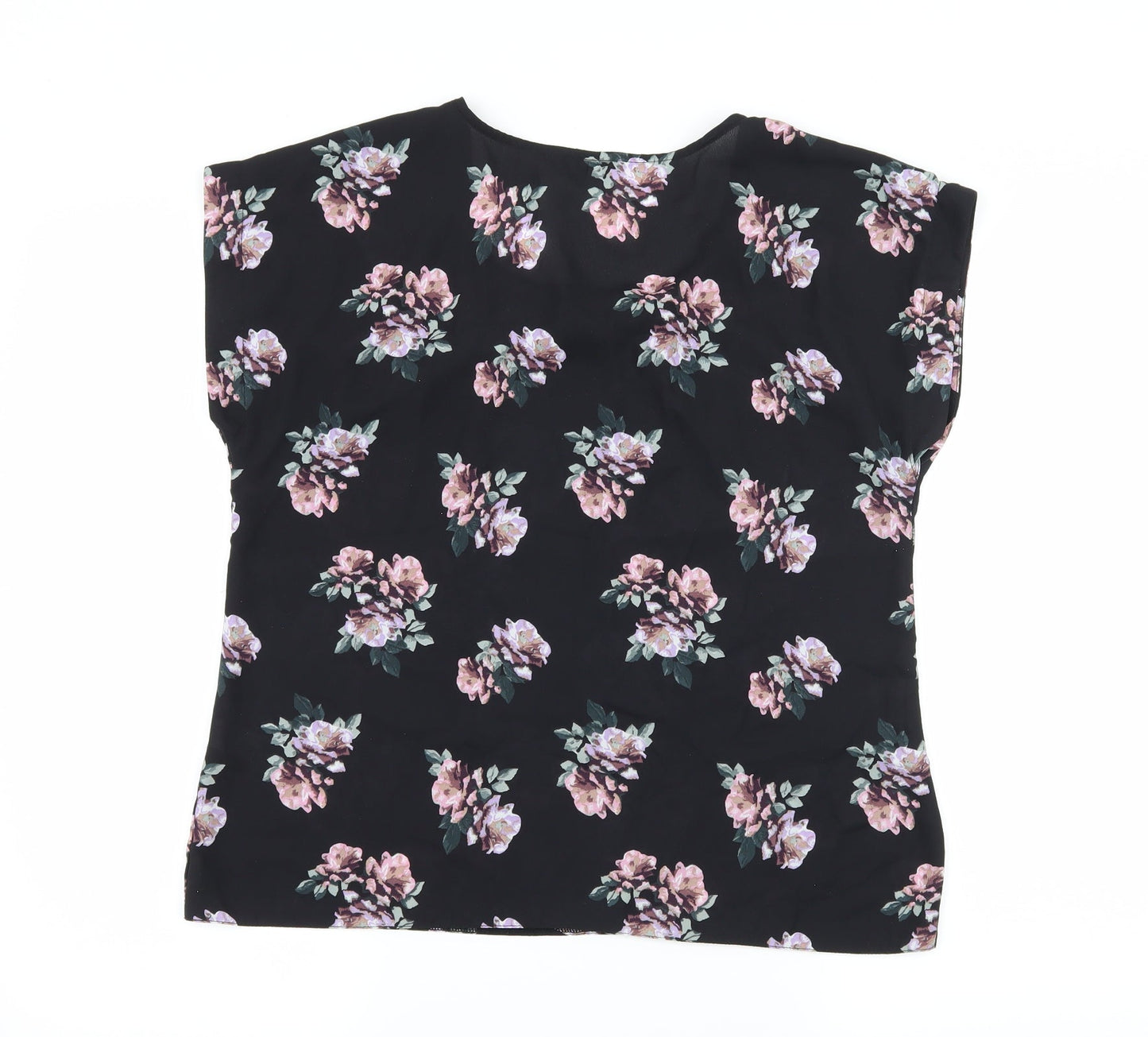 Womens UK Size 12 Select Black Basic Blouse