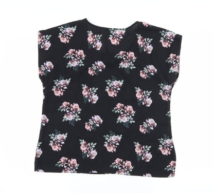 Womens UK Size 12 Select Black Basic Blouse