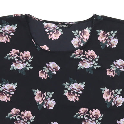 Womens UK Size 12 Select Black Basic Blouse