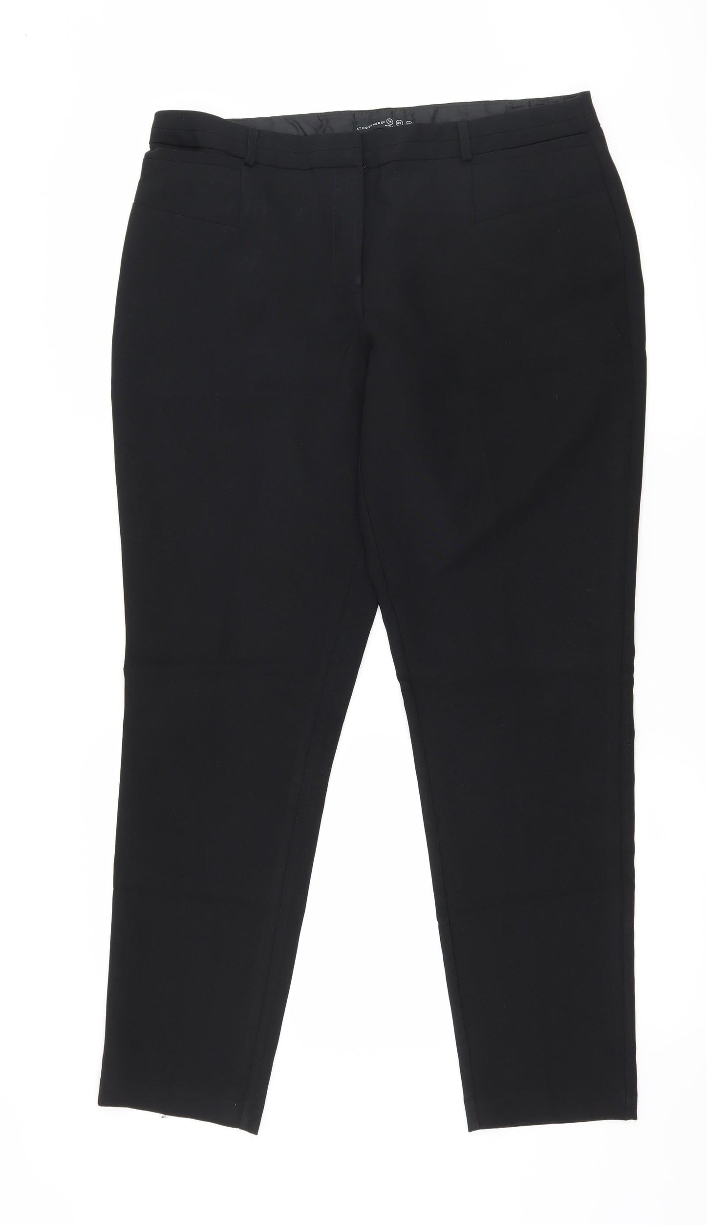 Womens UK Size 14 Atmosphere Regular Fit  Black Trousers