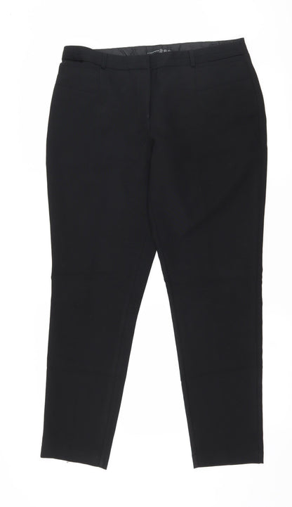 Womens UK Size 14 Atmosphere Regular Fit  Black Trousers