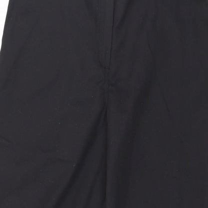 Womens UK Size 14 Preworn Regular Fit  Black Trousers