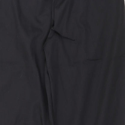 Womens UK Size 14 Preworn Regular Fit  Black Trousers