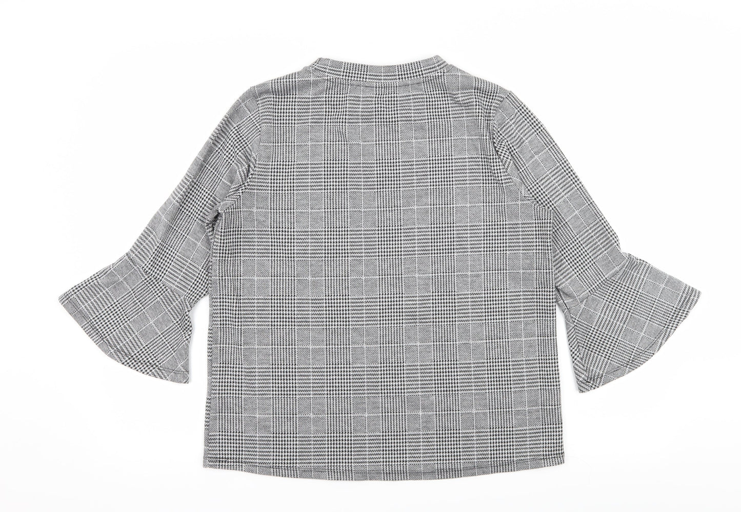 Womens UK Size M H&M Grey Pullover Sweatshirt