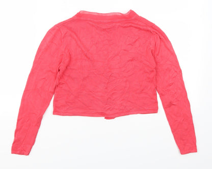 Derhy Kids Girls Pink   Cardigan Jumper Size 11-12 Years