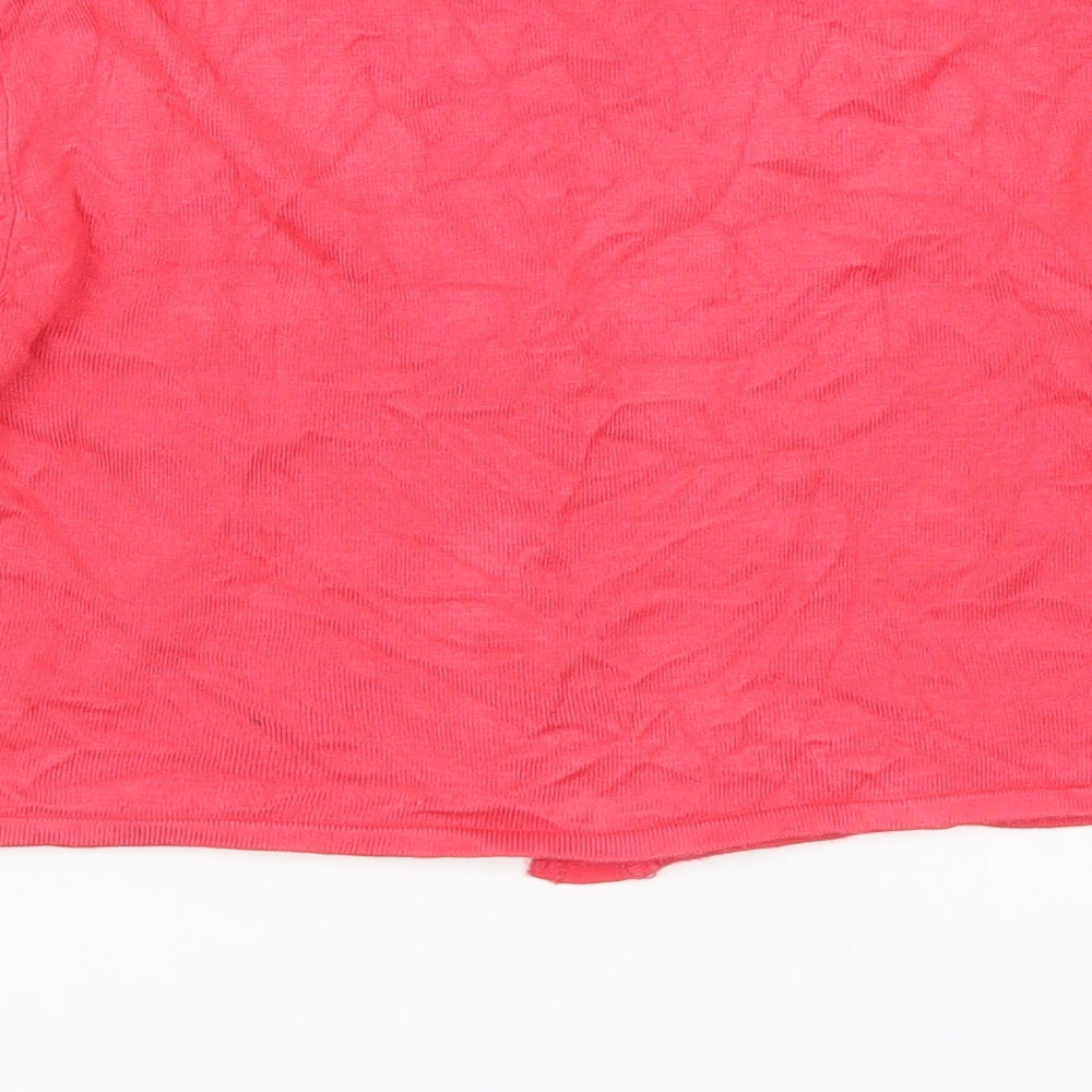 Derhy Kids Girls Pink   Cardigan Jumper Size 11-12 Years