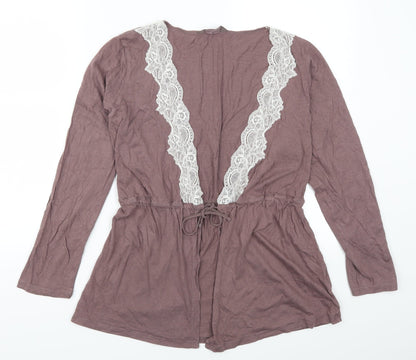 Marks and Spencer Womens Purple   Cardigan Jumper Size 14