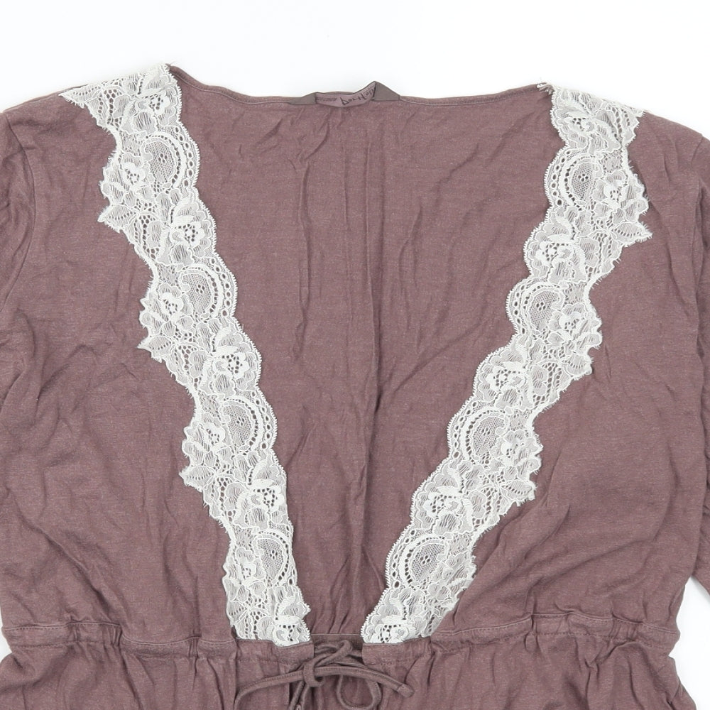 Marks and Spencer Womens Purple   Cardigan Jumper Size 14