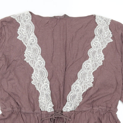 Marks and Spencer Womens Purple   Cardigan Jumper Size 14
