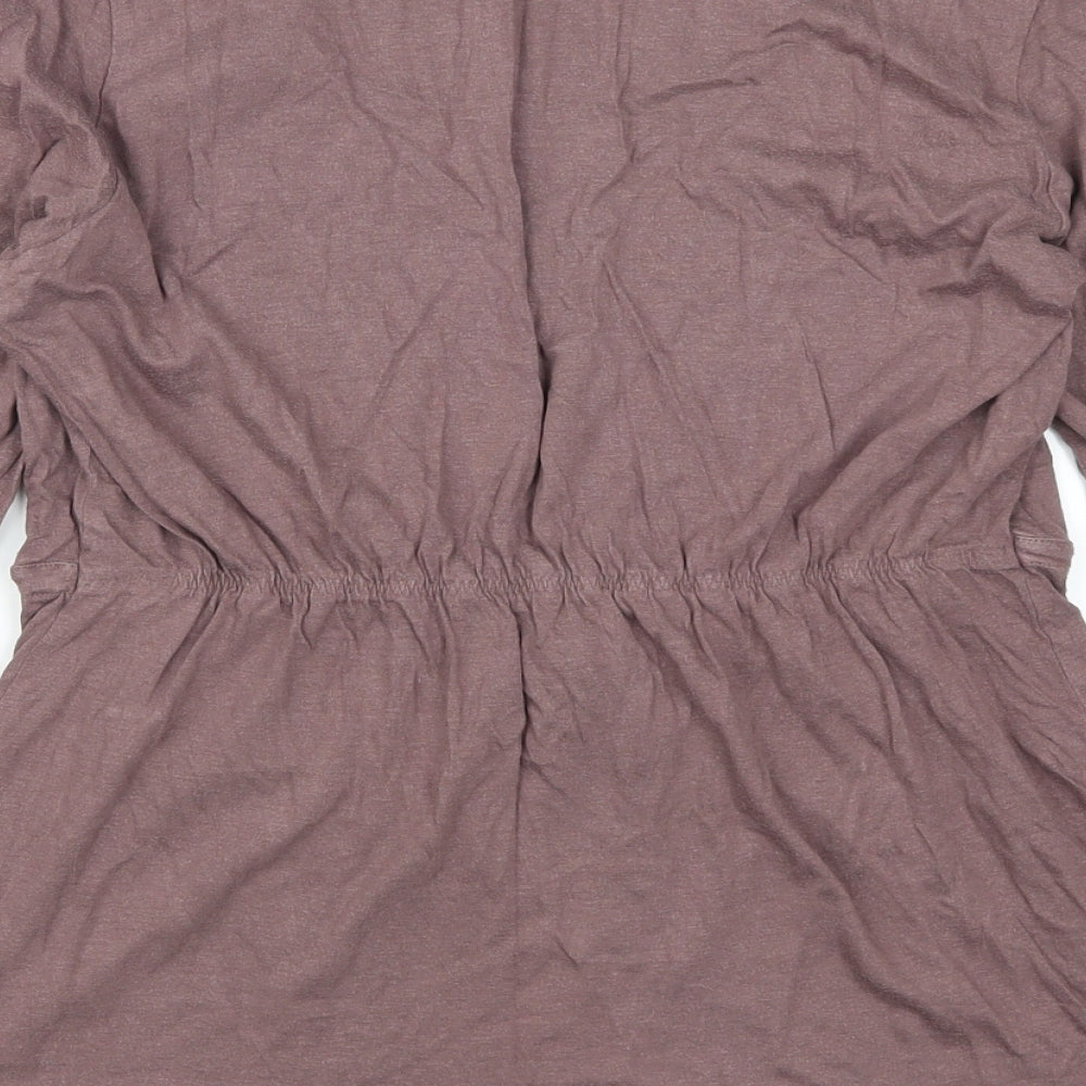 Marks and Spencer Womens Purple   Cardigan Jumper Size 14