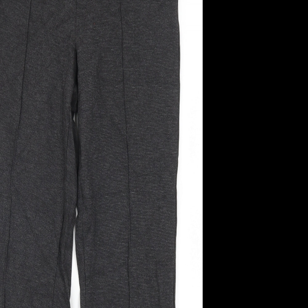 Womens UK Size 10 Marks and Spencer Regular Fit  Grey Trousers