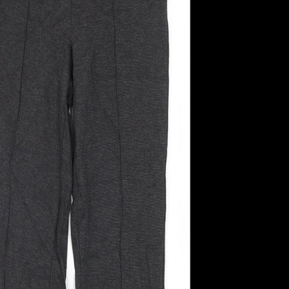 Womens UK Size 10 Marks and Spencer Regular Fit  Grey Trousers